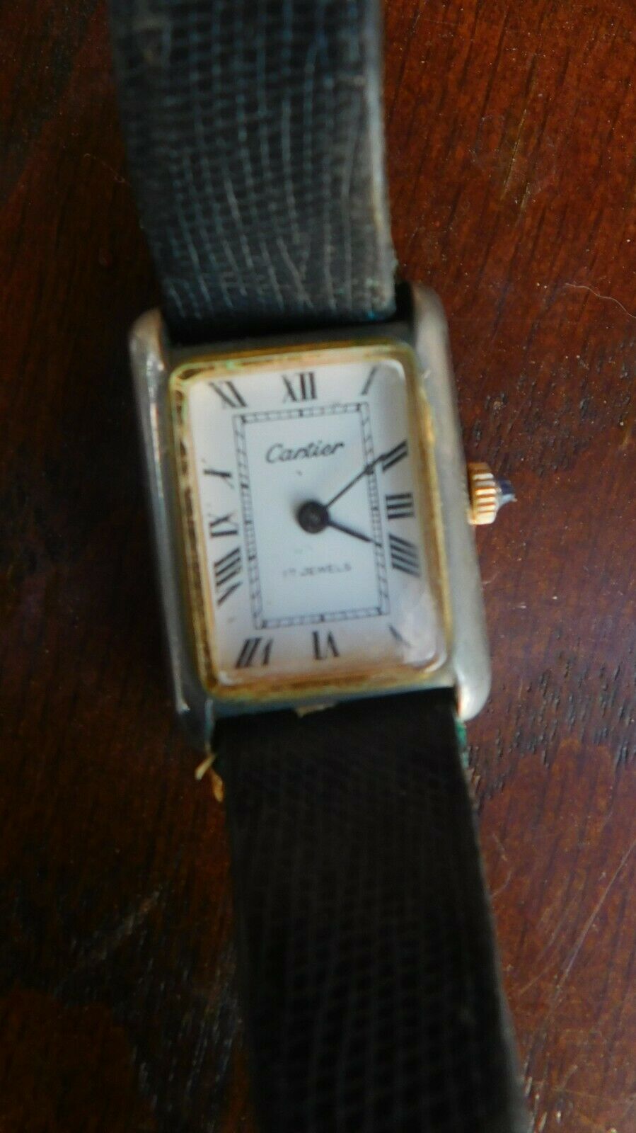 Cartier tank 18k on sale electroplated