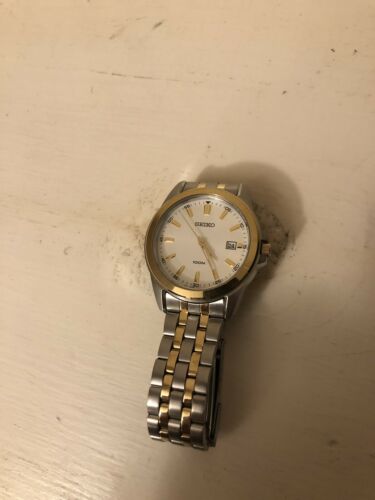 Seiko Men s Watch 7N42 0FV0 Men s Wristwatch Stainless Steal Gold