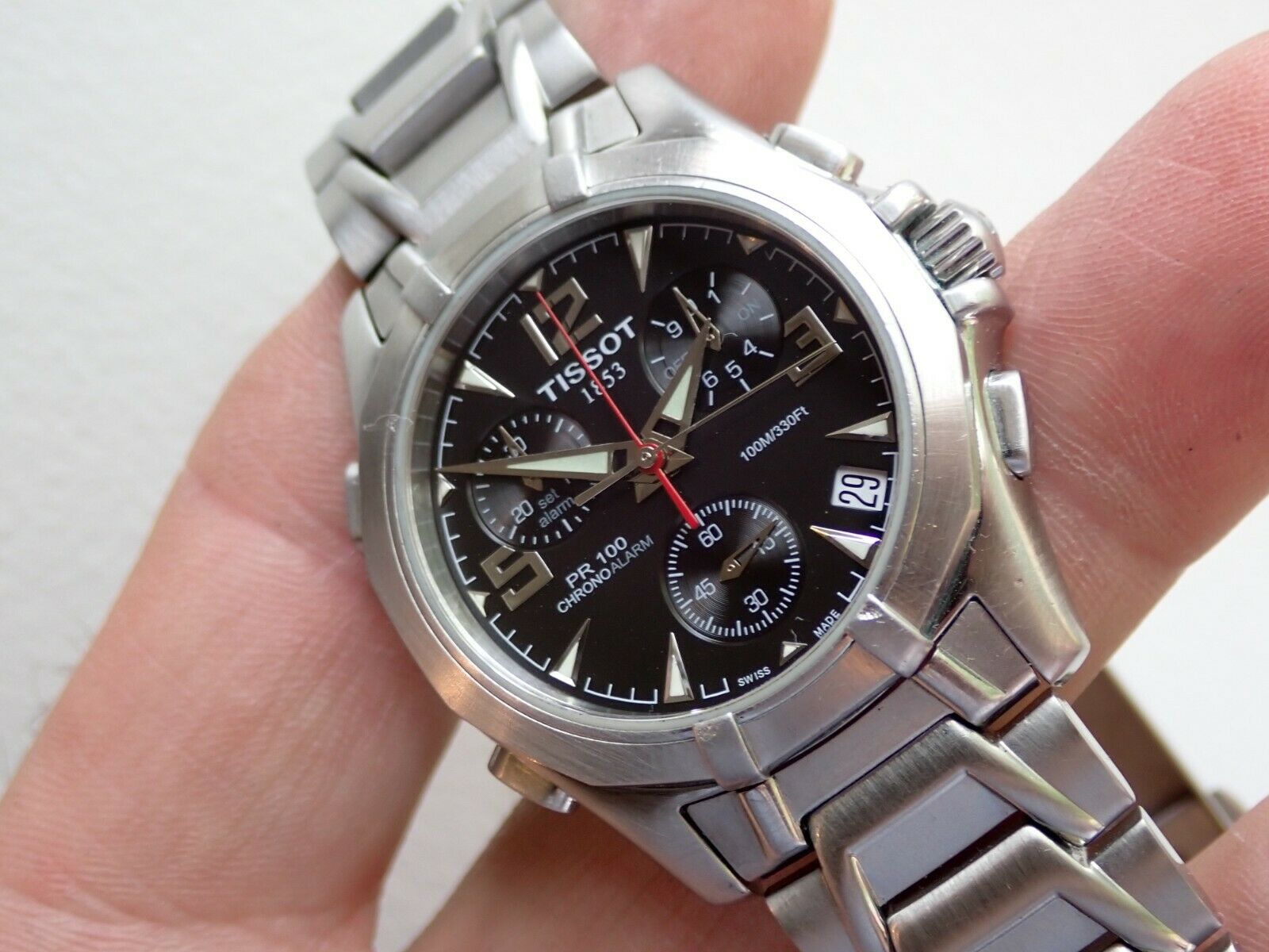 tissot pr100 chrono alarm