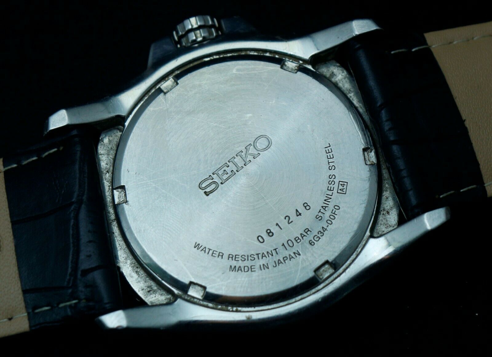 Seiko Lord 6G34-00F0 Multi-function Japan Made Men's Great