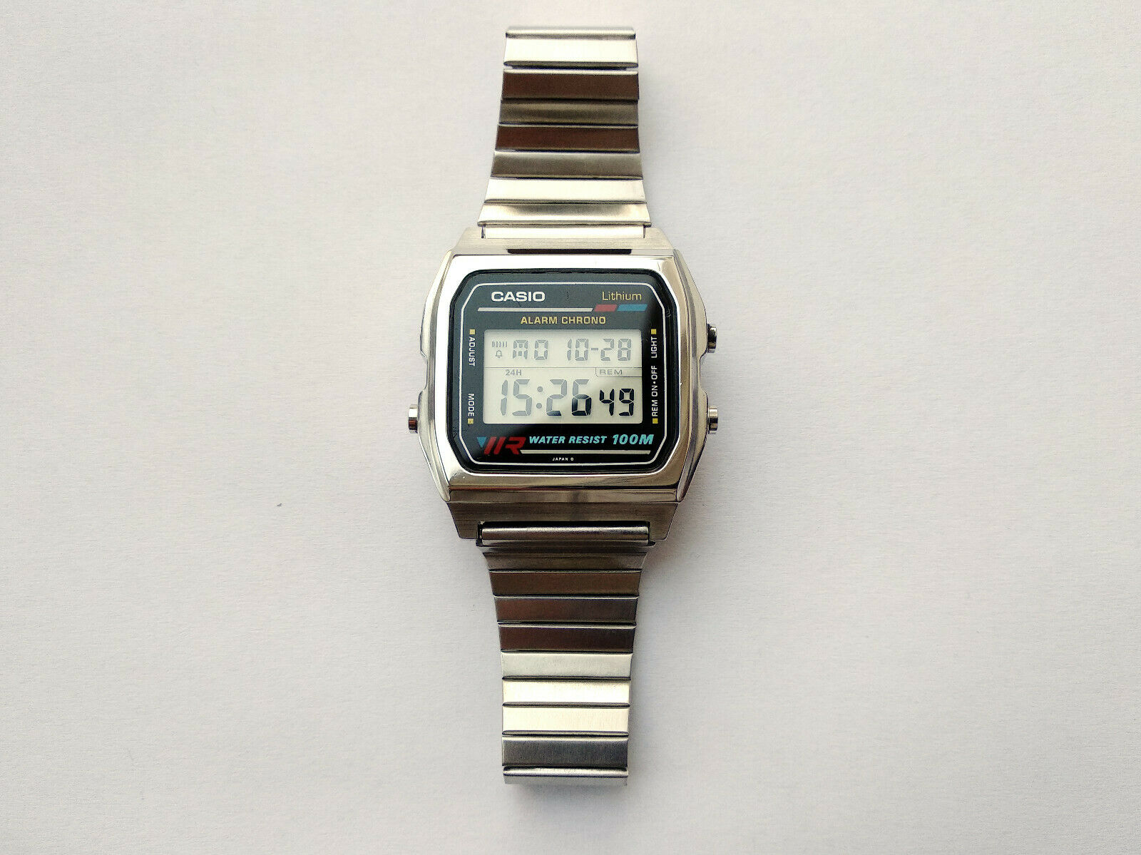 CASIO W - 780 Japan digital men's watch. Lithium alarm
