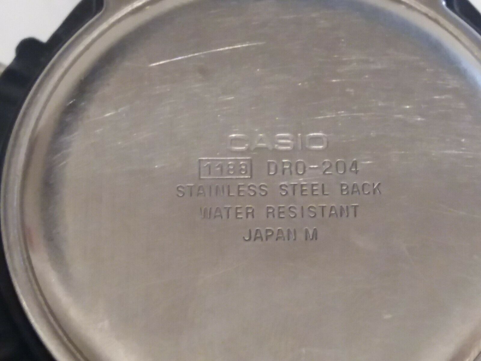 Rare vintage casio dro-204 japan m | WatchCharts Marketplace