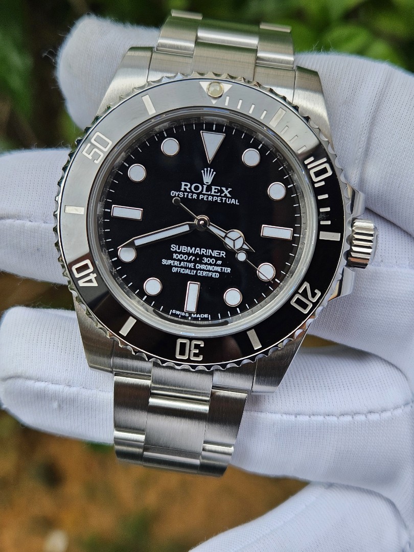 Full Complete Set 2013 Rolex Submariner No Date 40mm Ref