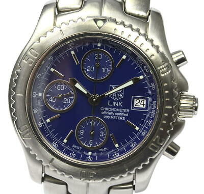 TAG HEUER Link CT5110 Chronograph Navy Dial Automatic Men s