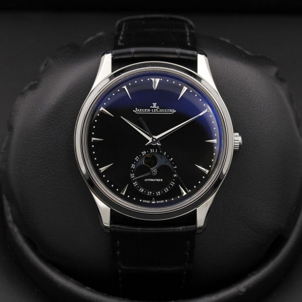 FSOT: Jaeger LeCoultre - Master Ultra Thin - Moonphase - BLACK Dial ...