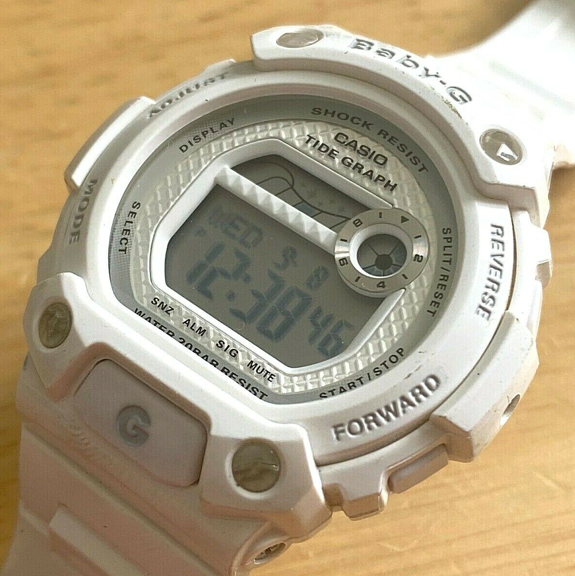 Casio Baby G-Shock BLX-100 200m Tide Graph Chrono Quartz Watch