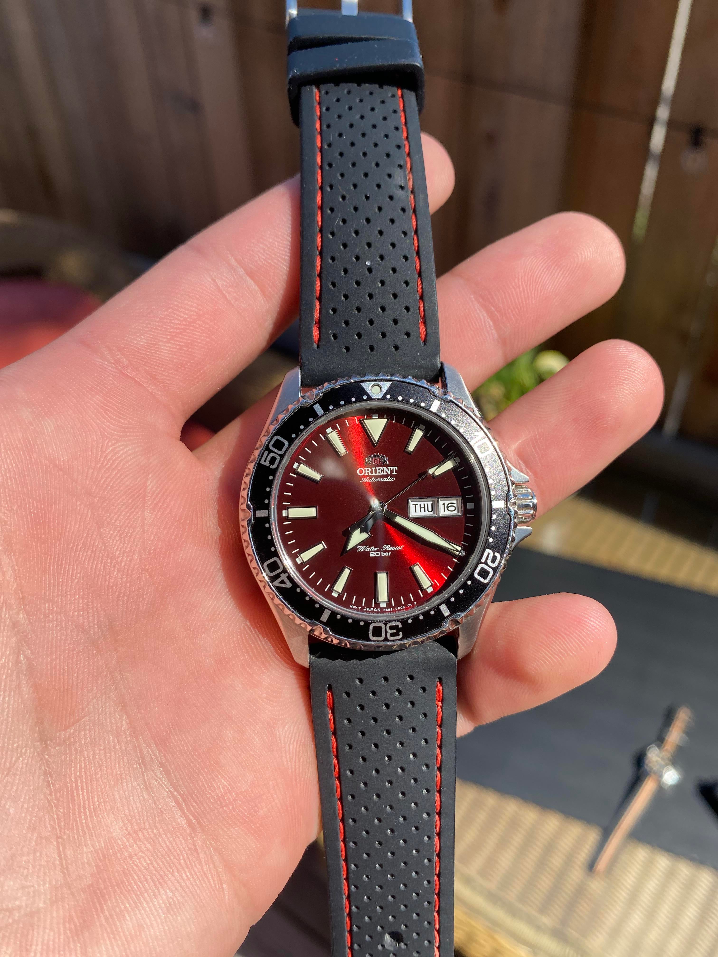 WTS] Red Orient Kamasu | WatchCharts Marketplace