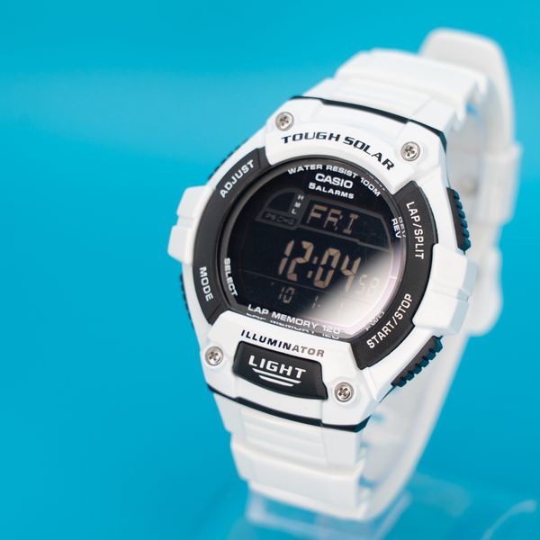 Casio Tough Solar Digital Watch White Black Storm Trooper [3271] WS220C ...