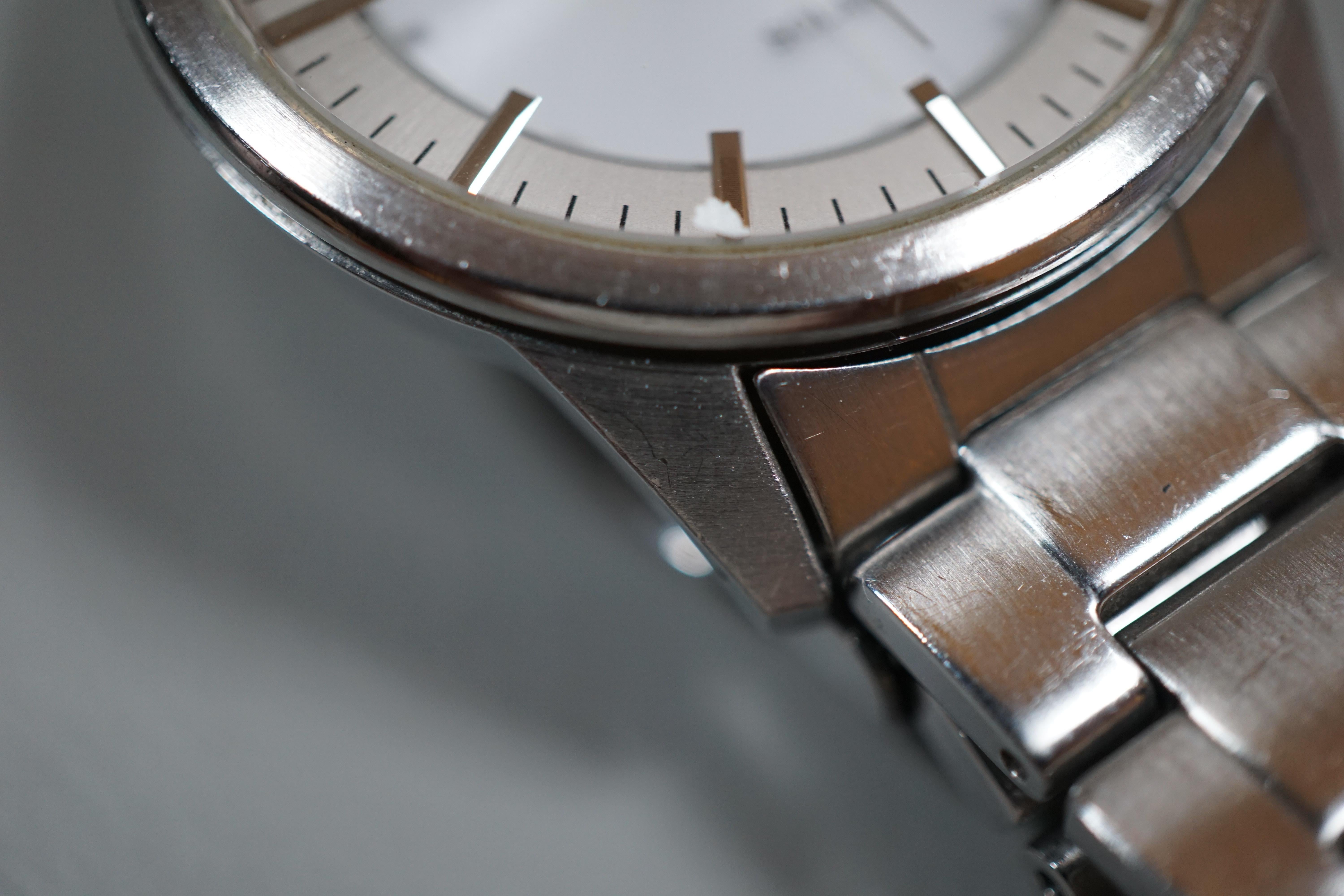 WTS] Seiko V147-0AF0 Silver Dial Solar Quartz Watch - $80