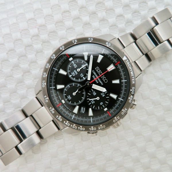 Mens Pre Owned SEIKO CHRONOGRAPH 100m Quartz Wristwatch 6T63-00D0 |  WatchCharts