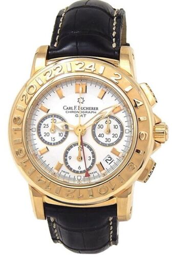 Carl F. Bucherer Patravi GMT 18k Yellow Gold Automatic Men s Watch