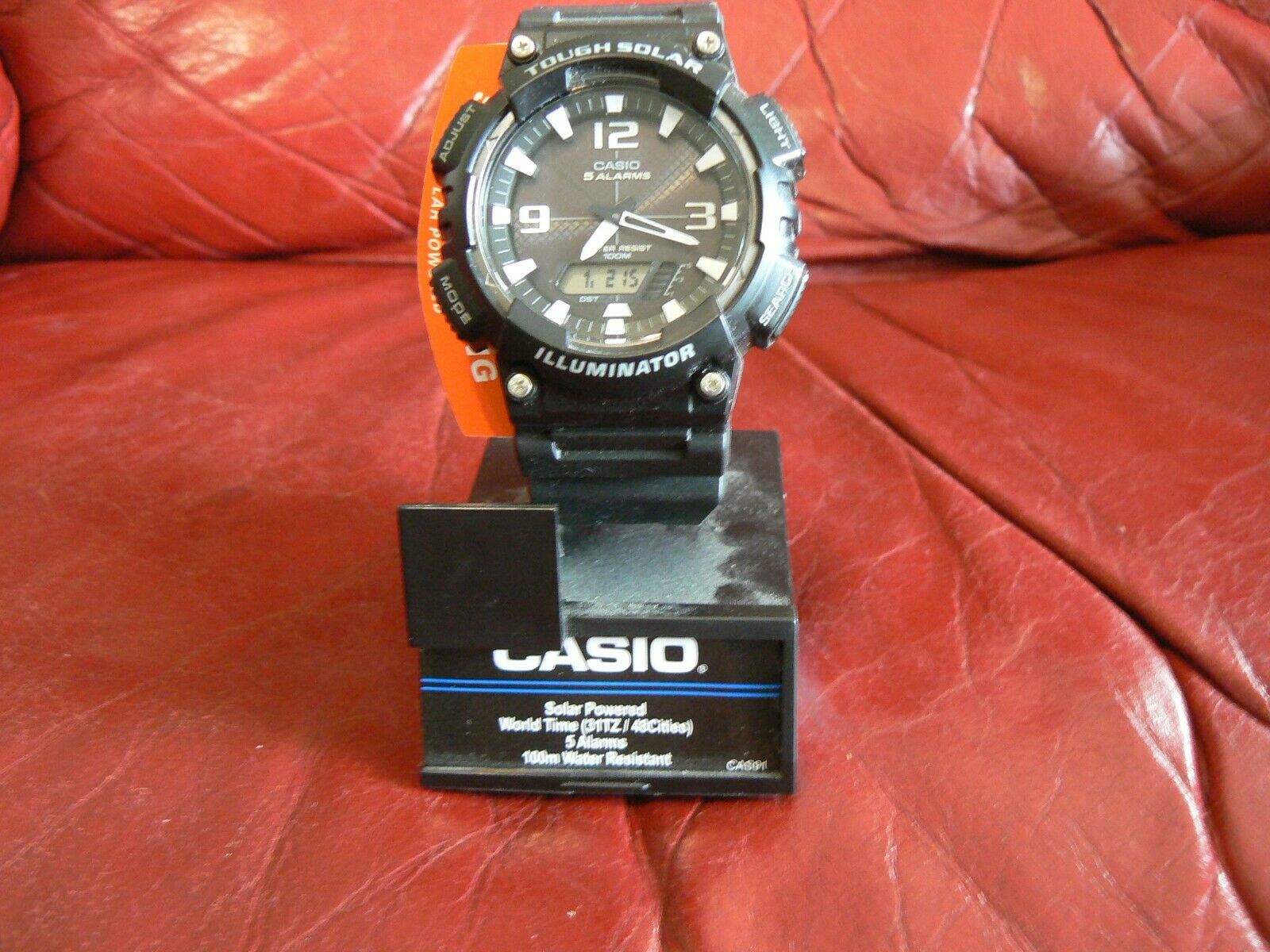 Casio self cheap charging watch