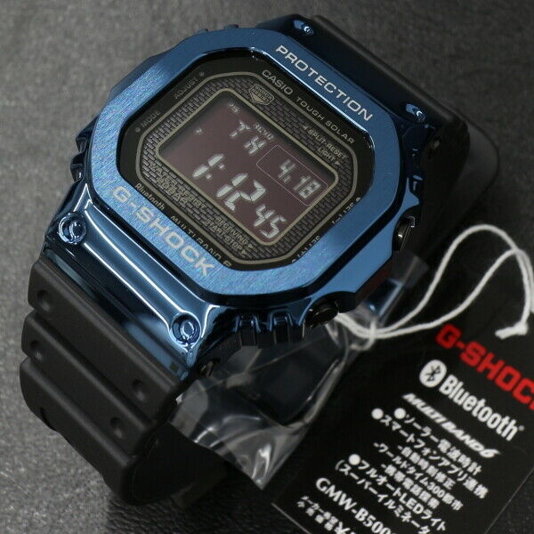 高額売筋高額売筋G-SHOCK GMW-B5000G-2JF 電波Bluetooth Blue 腕時計