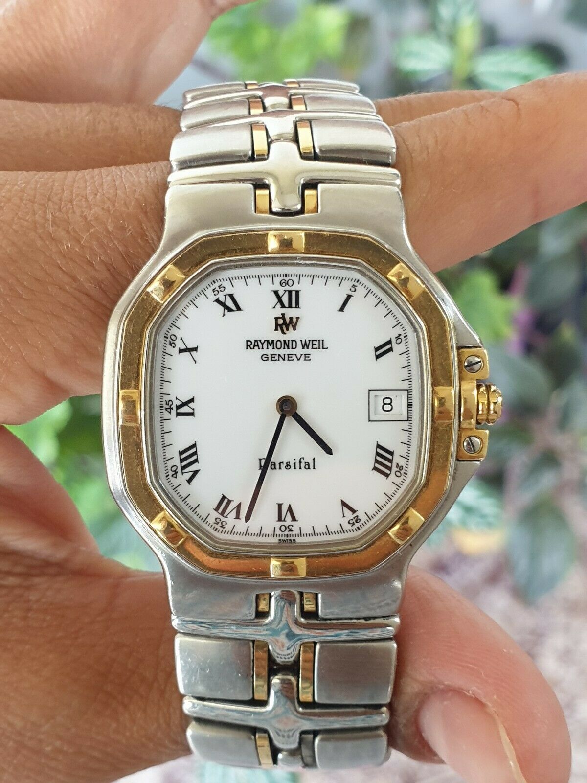 Raymond Weil Parsifal 9290 18K Gold Bezel Octagonal Patented Model Water Resist WatchCharts Marketplace