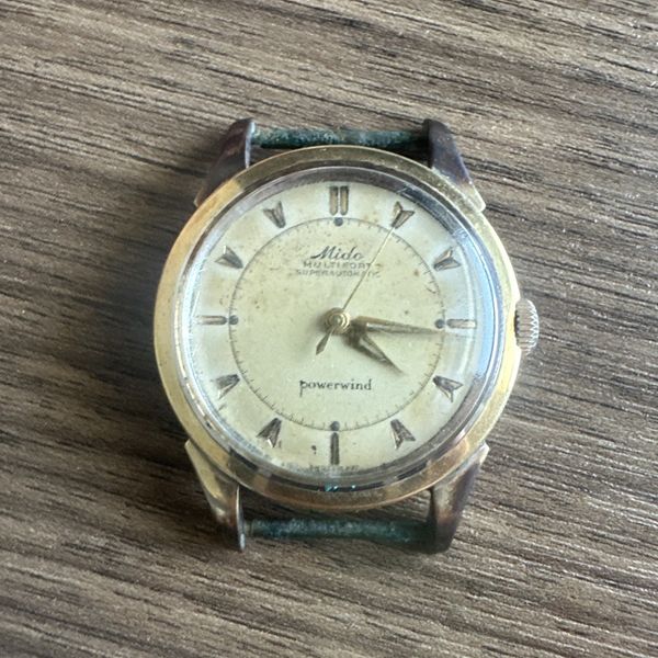Mouvement De Montre Mécanique Vintage Mido LDS - Pour Pièces Ou Réparation, Occasion