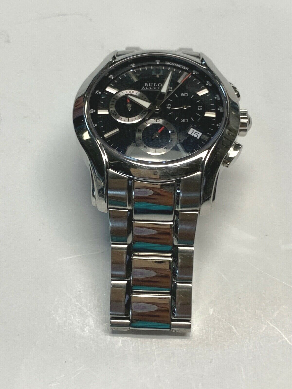BULOVA ACCUTRON MALES WRIST WATCH SWISS MADE 63B141 SAPPHIRE BULOVA ACCUTRON MALES WRIST WATCH SWISS MADE 63B141 SAPPHIRE