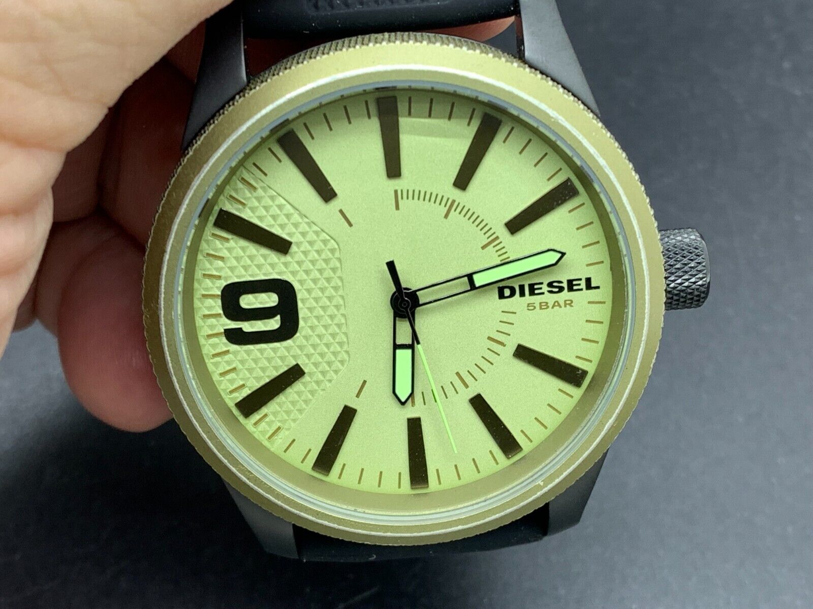 NUOVO VECCHIO OROLOGIO DA UOMO DIESEL DZ 1875 RESISTENTE ALL ACQUA