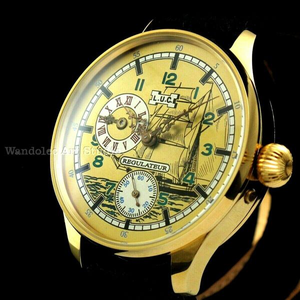 Vintage Mens Wristwatch Regulateur Men's Watch Louis Ulysse Chopard LUC ...