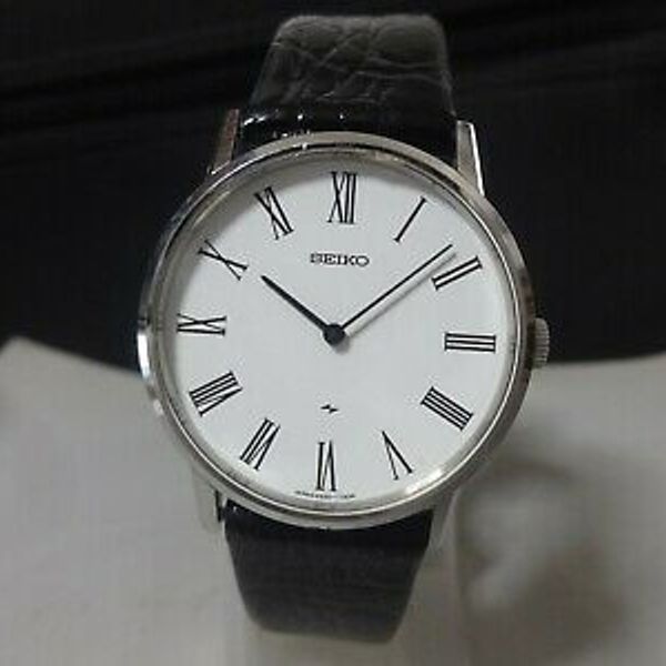 Vintage 1976 SEIKO mechanical dress watch [Chariot] 2220-0430 28800bph ...