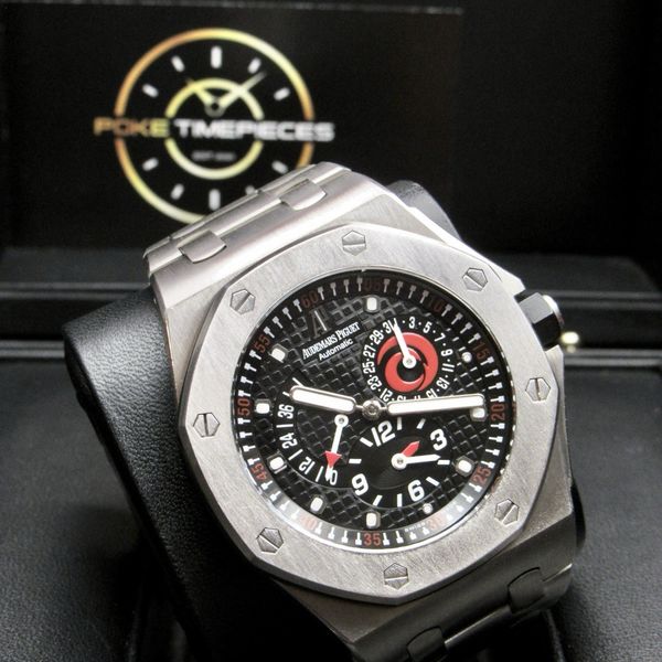 Audemars Piguet Royal Oak 42mm Black Red Dial Chrono Ref 25995IP ...
