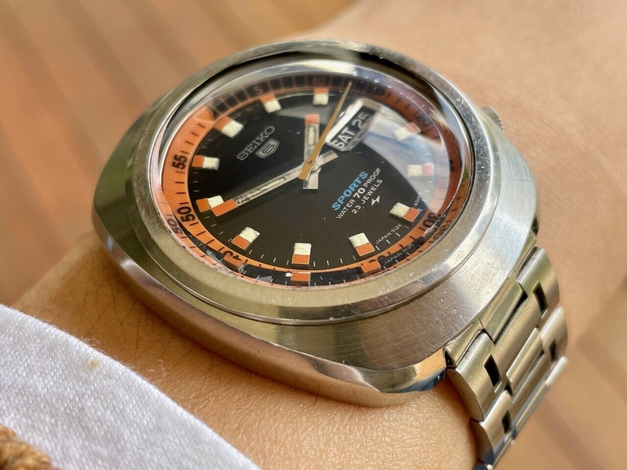 Vintage 1969 Seiko 5 Sports 5126-6010 Mens Watch | WatchCharts