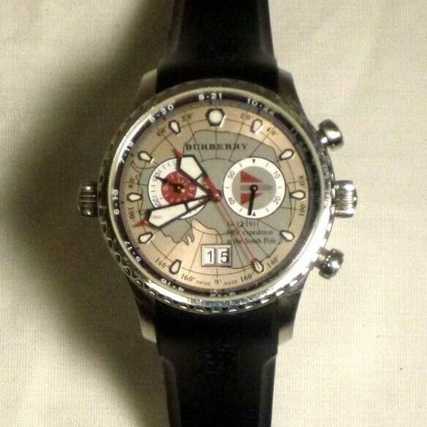 Burberry BU7505 South Pole Expedition Chronograph Men's Watch FREE  SHIPPING! | WatchCharts