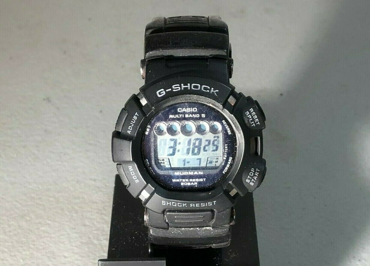 MENS CASIO MUDMAN GW 9000A MULTI BAND 5 TOUGH SOLAR G SHOCK WATCH