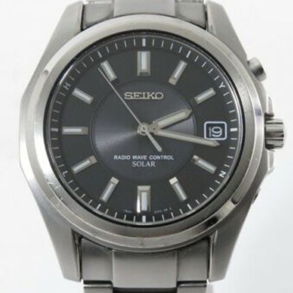 Authentic SEIKO RADIO WAVE CONTROL Mens Writ Watches Solar Powered Free  Ship | WatchCharts
