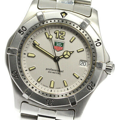 TAG HEUER 2000 series WK1112.BA0311 Date Silver Dial Quartz Men's  Watch_629059 | WatchCharts Marketplace