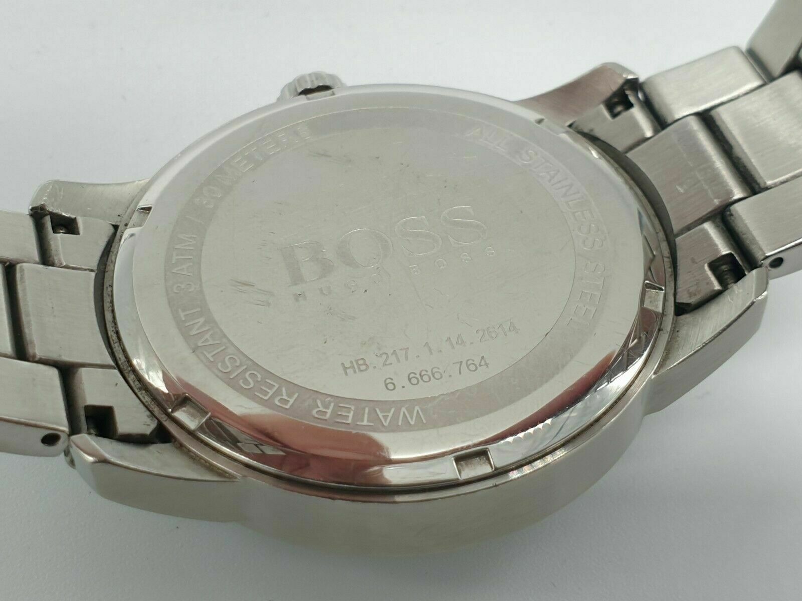 Hugo Boss Men s Silver Stainless Steel Watch HB.217.1.14.2614 WatchCharts Marketplace