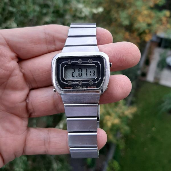 Vintage Longines LCD Digital Quartz Watch Circa 1970s ESA 942711 Ref ...