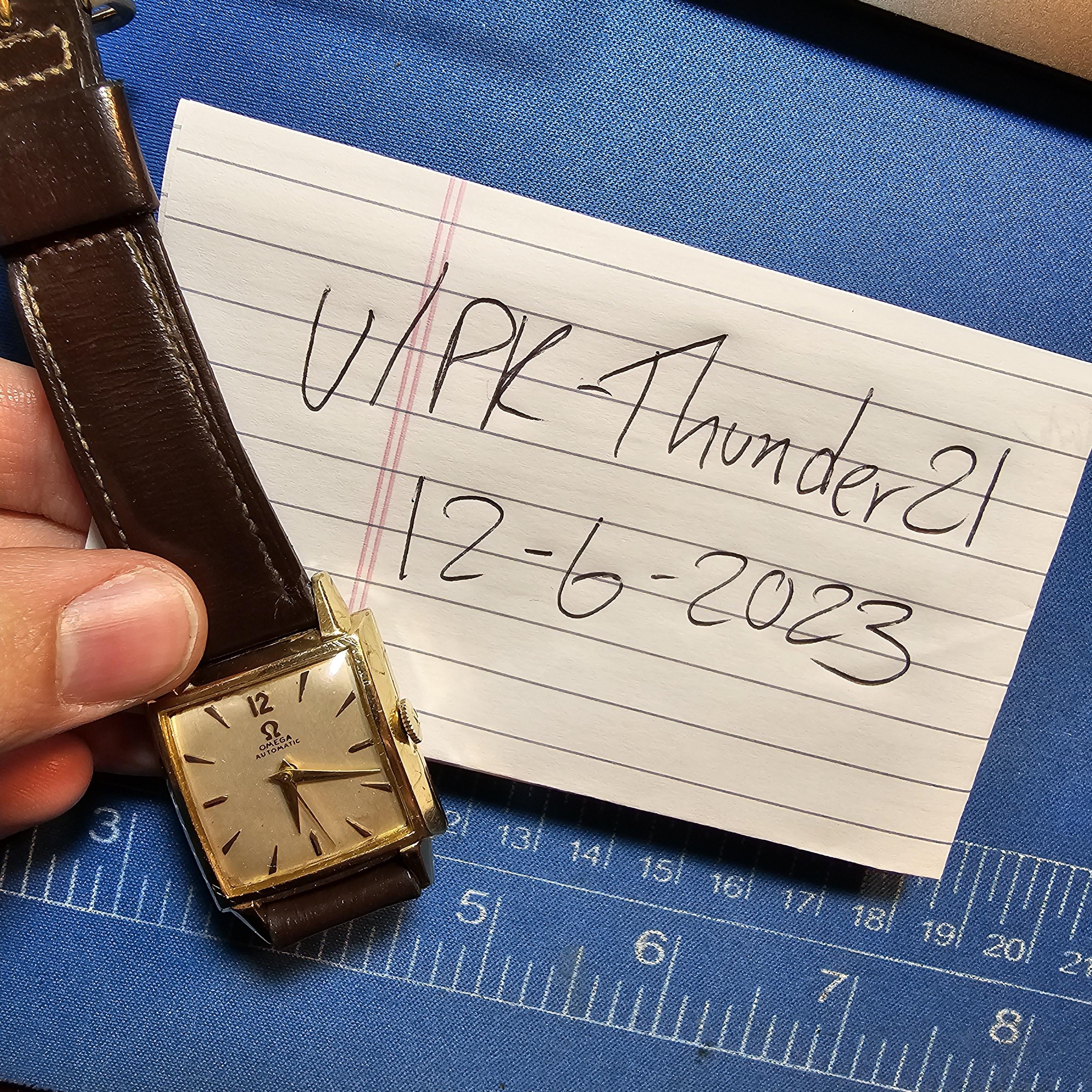 WTS 1958 Omega Square Automatic WatchCharts Marketplace