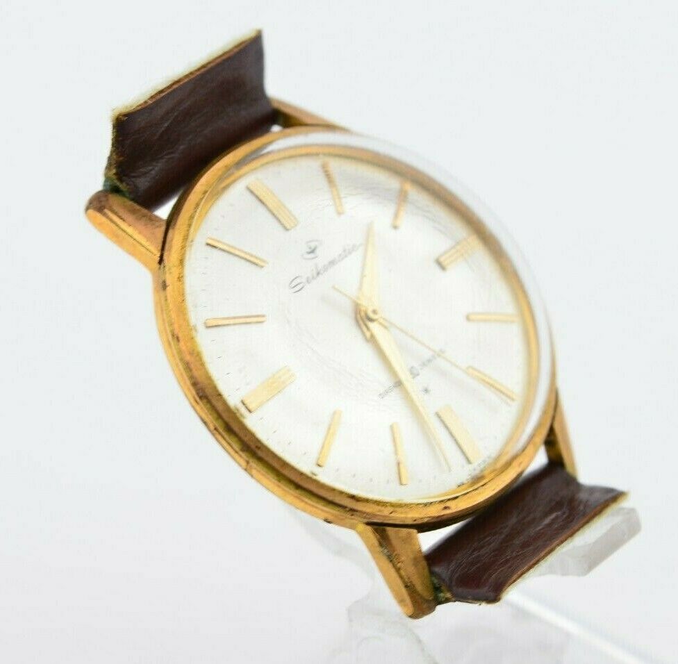 Vintage Mens Seiko Seikomatic Automatic Watch J14074DE Authentic