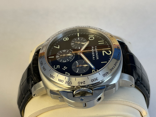 FS Rare Panerai PAM 162 F Serial Luminor Chrono 44mm Stainless Pre Daylight Complete WatchCharts Marketplace