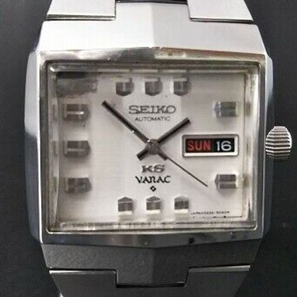 VERY RARE!! KING SEIKO VANAC 5626-5050 AUTOMATIC KS Watch Day