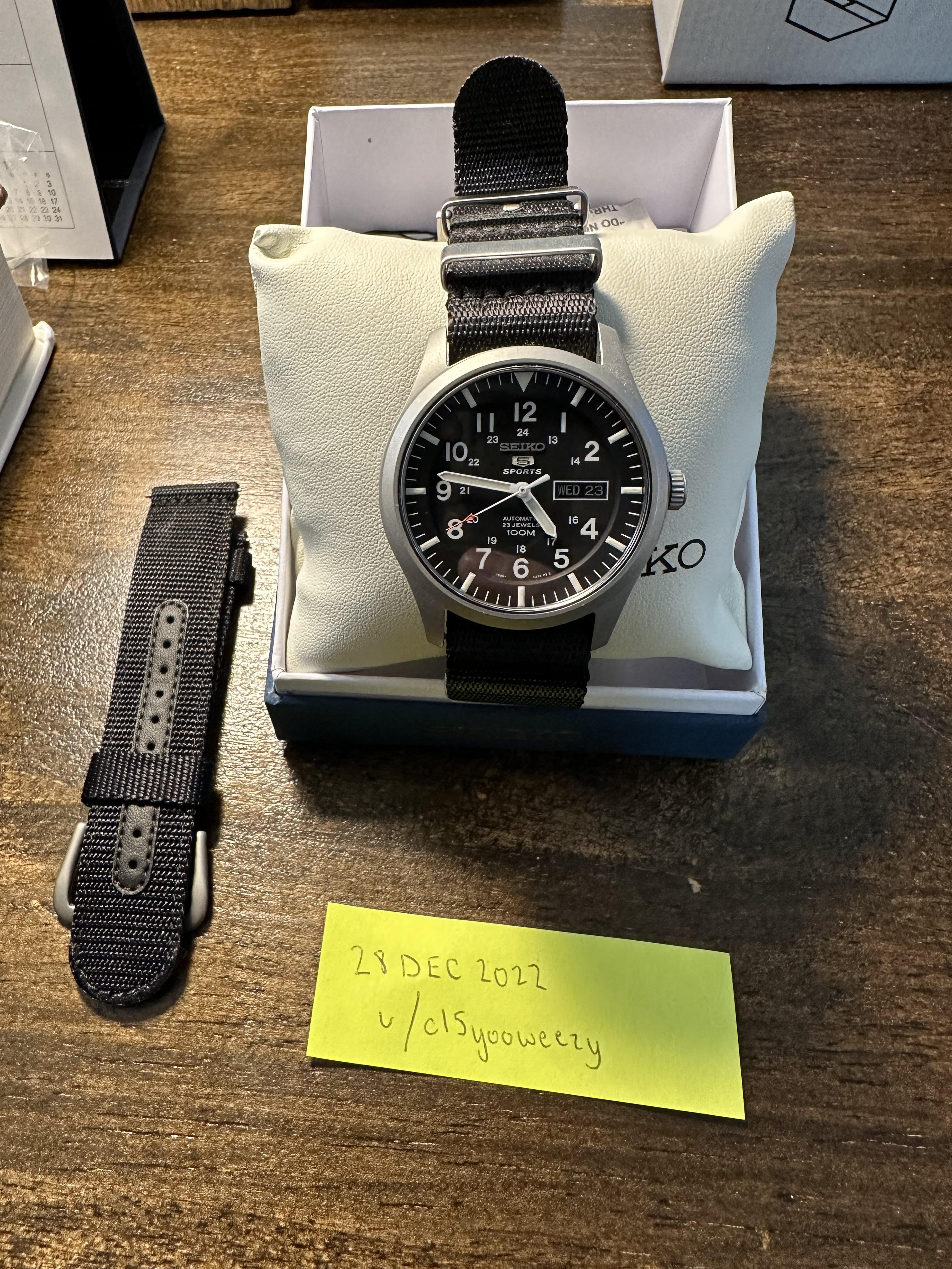 WTS] Seiko 5 Sports SNZG15 $120 Shipped OBO w/original box and paperwork |  WatchCharts