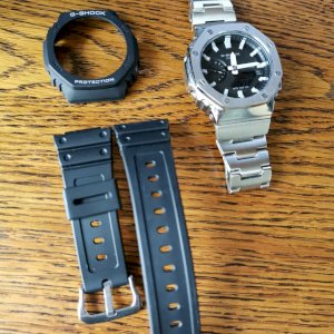 Casio Ga 2100 1aer Casioak G Shock Ap Steel Case Mod Watchcharts