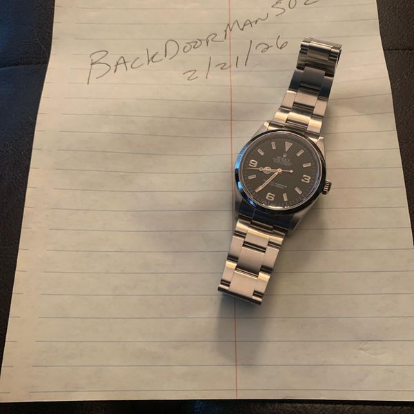 [WTS] (Y serial) 114270 Rolex Explorer I. Under Warranty until 10/27 ...