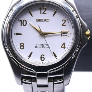 Seiko Kinetic Auto Relay 5J22-0B69 968156V 2-Tone St. Steel Watch RUN  SSS784 | WatchCharts