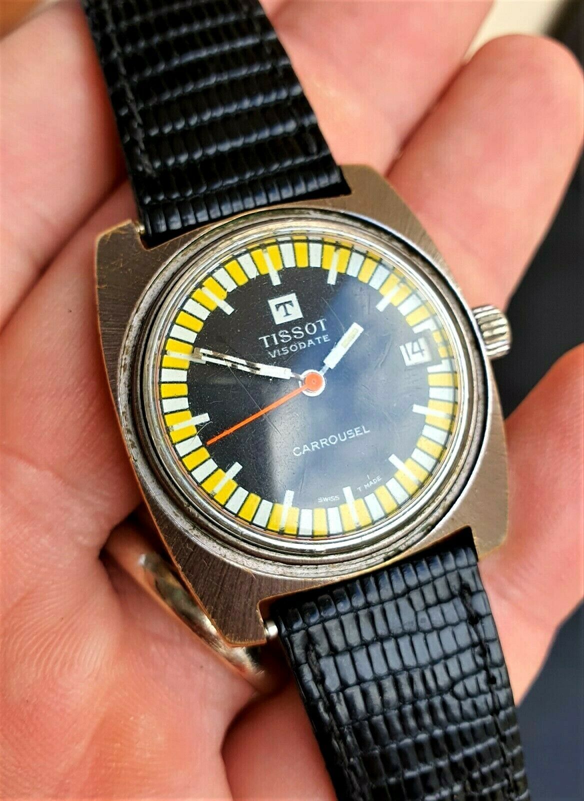 TISSOT VISODATE CARROUSEL use key n 275 T Vintage Skin Diver