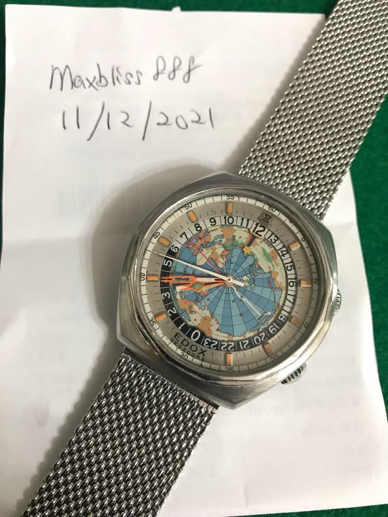 Edox best sale geoscope watch