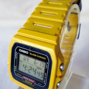 Vintage Casio W-720 W720 Digital Watch Module 549 Yellow Men's | WatchCharts
