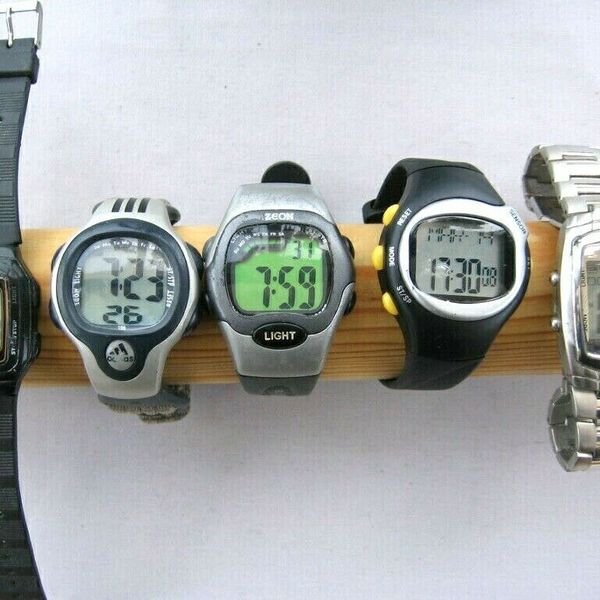 5 Mens digital Casio Adidas Zeon New