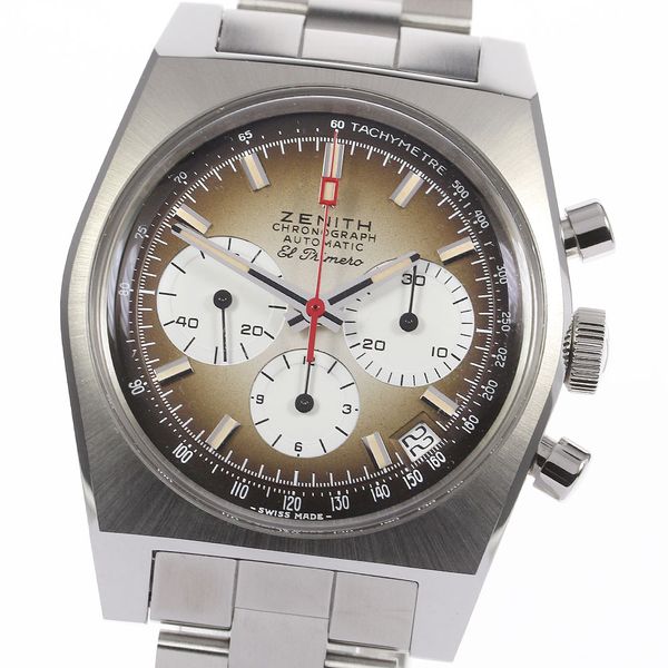 ☆Good condition ★With box and warranty card [ZENITH] Zenith