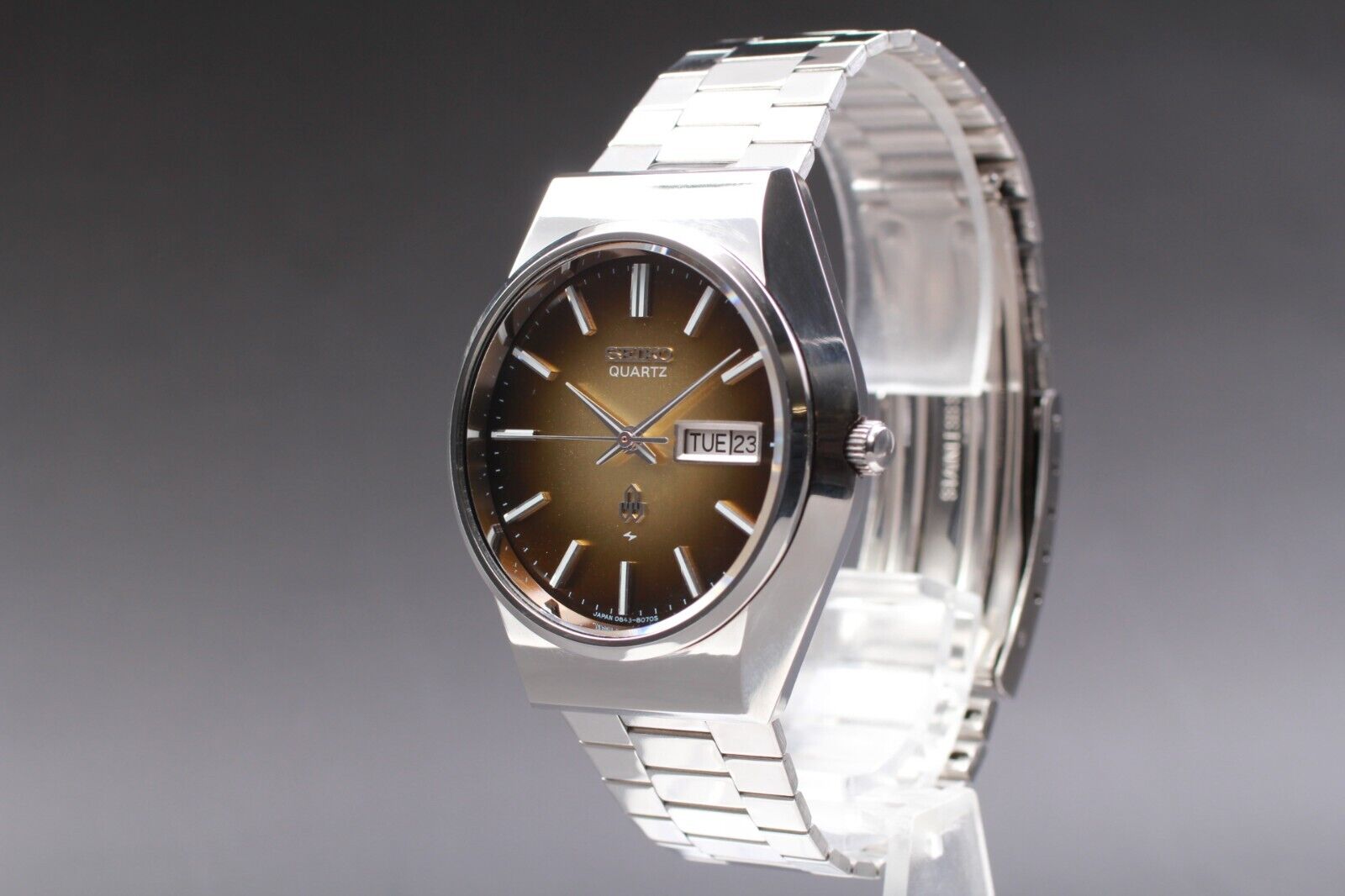 Rare! [MINT] Vintage Seiko men's Quartz watch 0843-8070 from