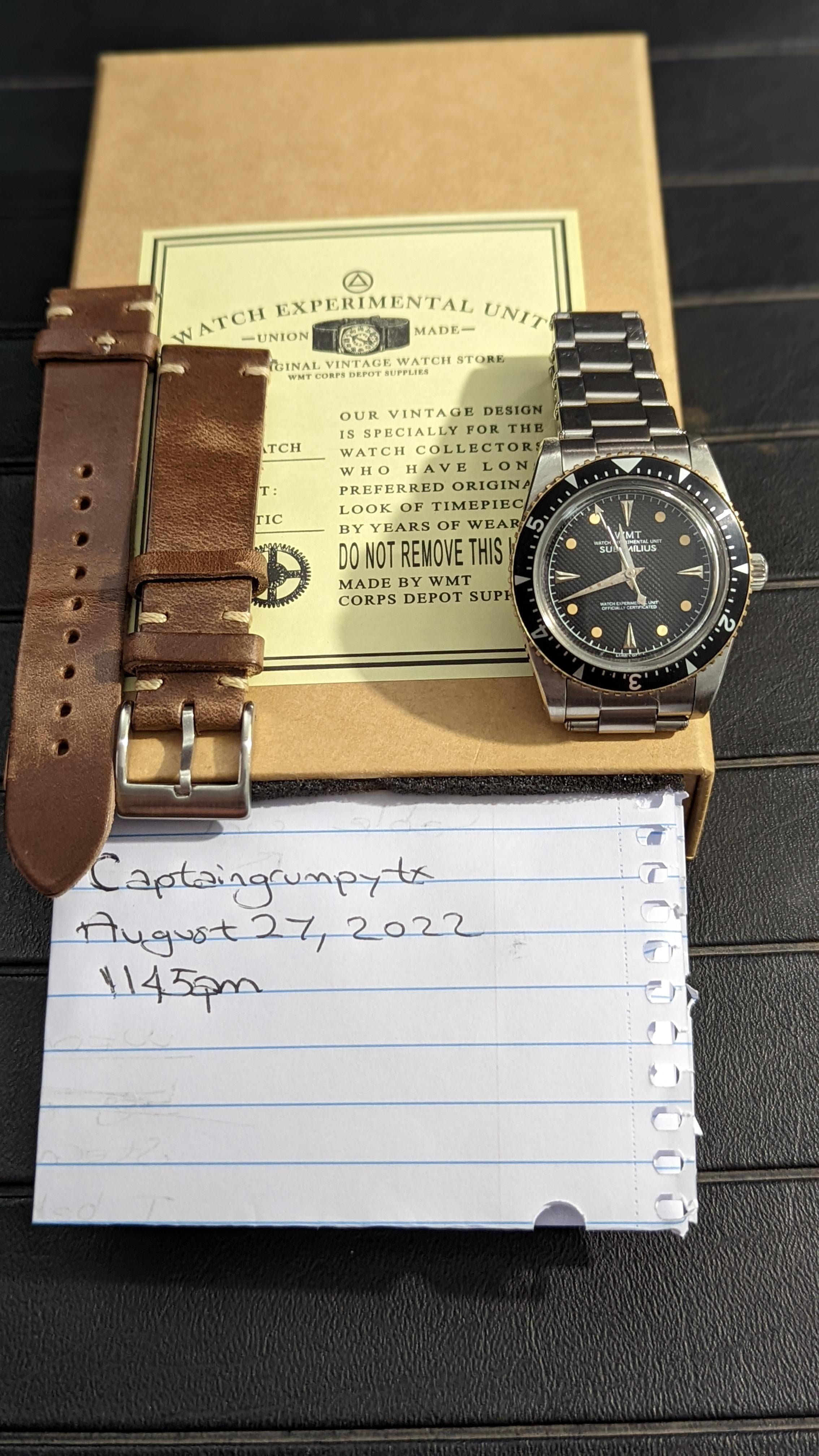 WTS] WMT Sea Diver Sub-Milius Aged Special edition Full