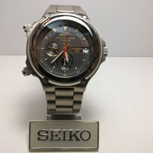 Very Rare Titanium Seiko Space Navigator 6M23-7010 SBBD005