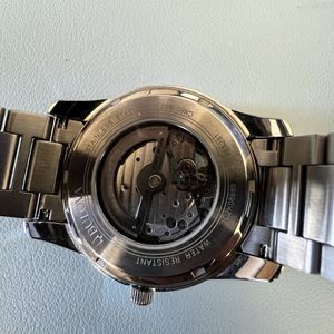 Bulova Orologio Automatico Uomo Sutton, Quadrante Blu, Cassa E Bracciale In Acciaio Inox, Modello 96B425