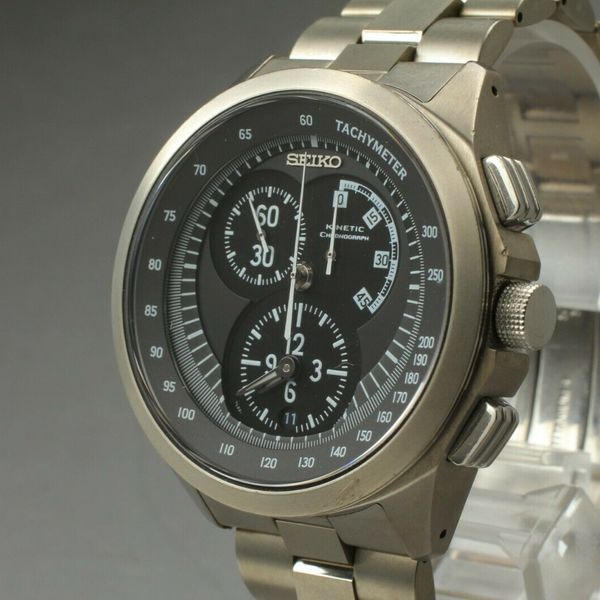 時計 SEIKO IGNITION CHRONOGRAPH Seiko Kinetic Ignition Chronograph SBHV009 Price as of July