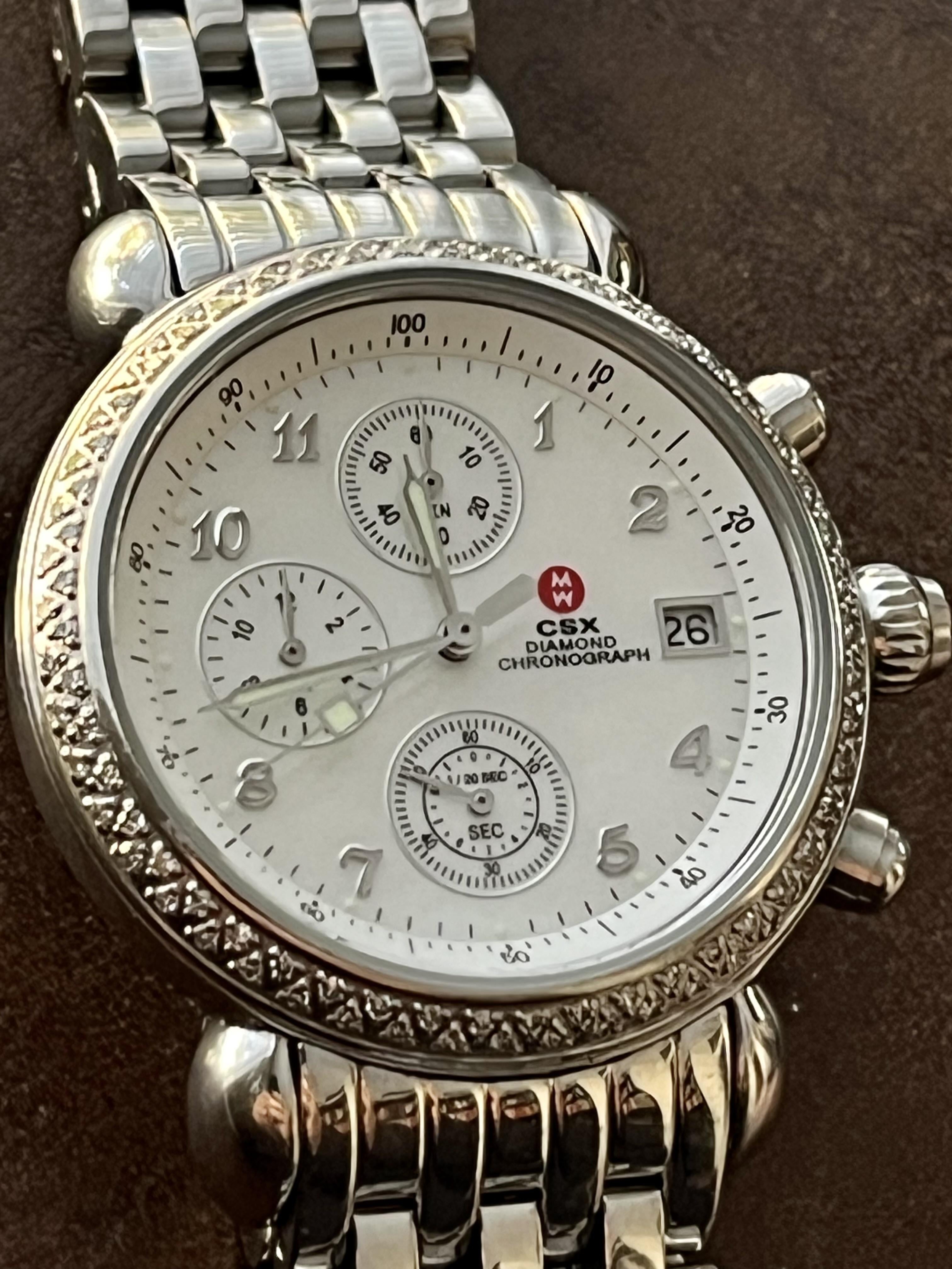 Csx diamond hotsell chronograph watch